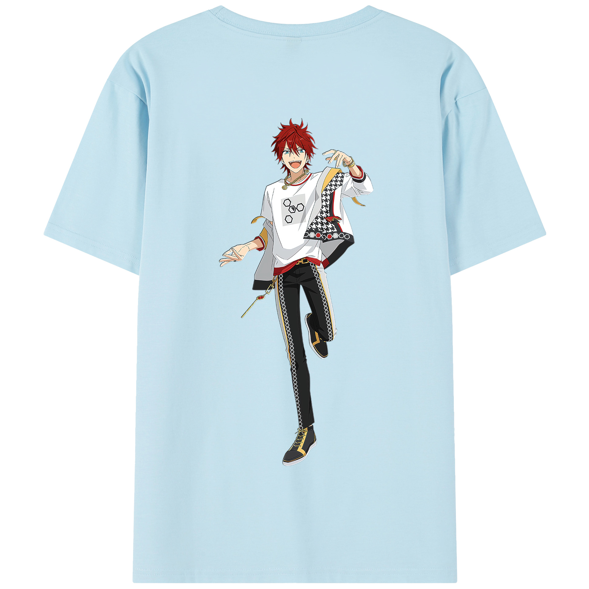 （画像用） あんさんぶるスターズ! Ensemble Stars 綿100％半袖Tシャツ（背面プリント）